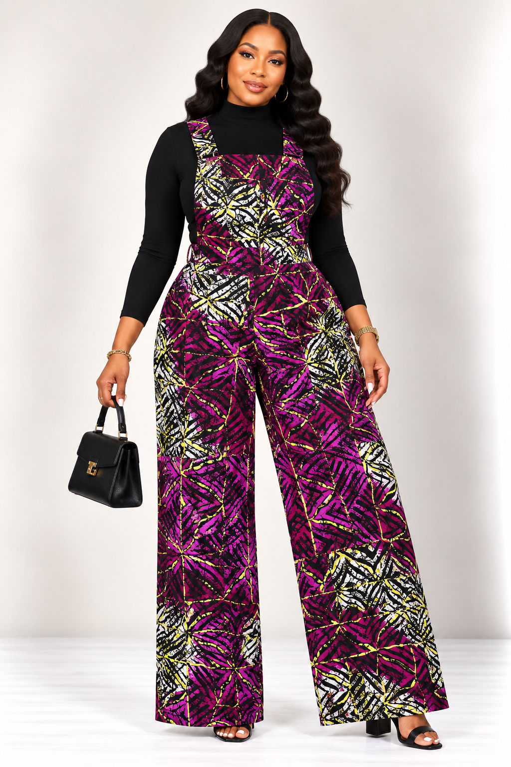 **Ankara Print Dungarees |African Print Jumpsuit | Agbeke Style