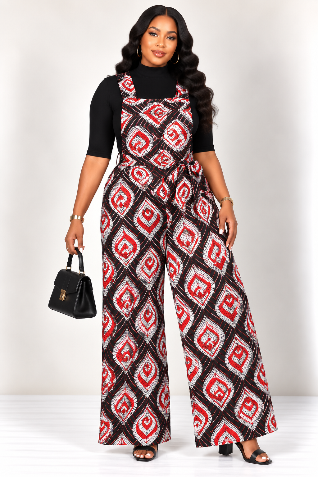 **Ankara Print Dungarees |African Print Jumpsuit | Agbeke Style